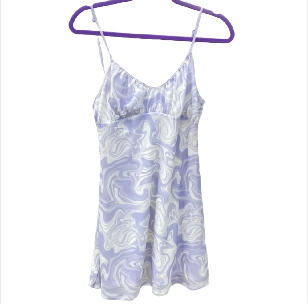 Purple marble dress